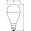 LED VALUE CL P FR 60 non-dim 7,5W/840 E14