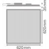 PANEL PFM 625 30W/3000K LEDV