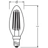 PARATHOM PRO CL B FIL 40 dim 5W/927 E14